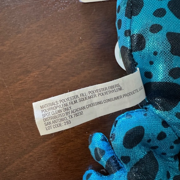 Woof & Whiskers Blue Frog Chew Toy for Dogs. Crinkly with Squeaker. Brand New! - Picture 3 of 7